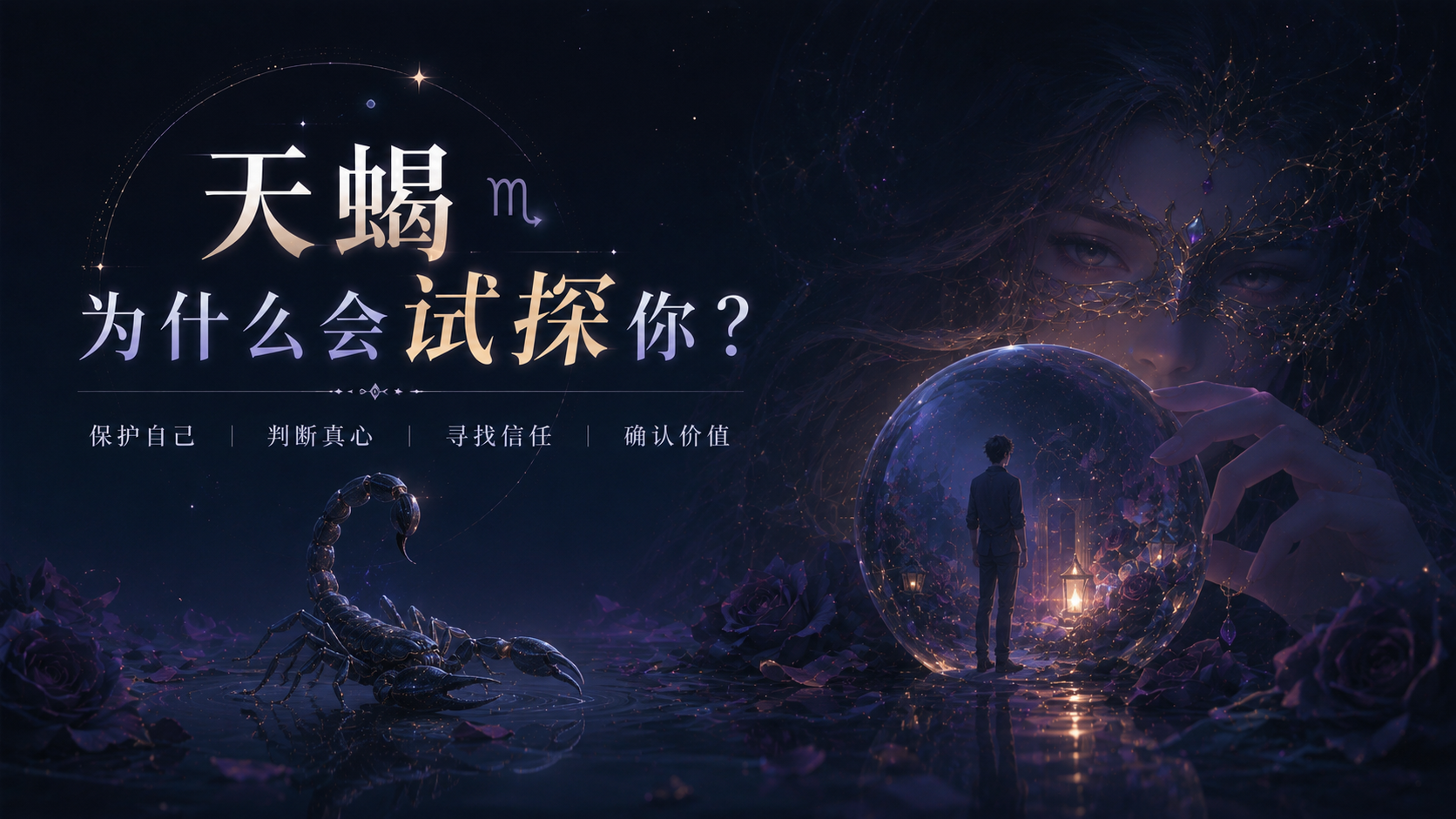天蝎座为什么会试探你？